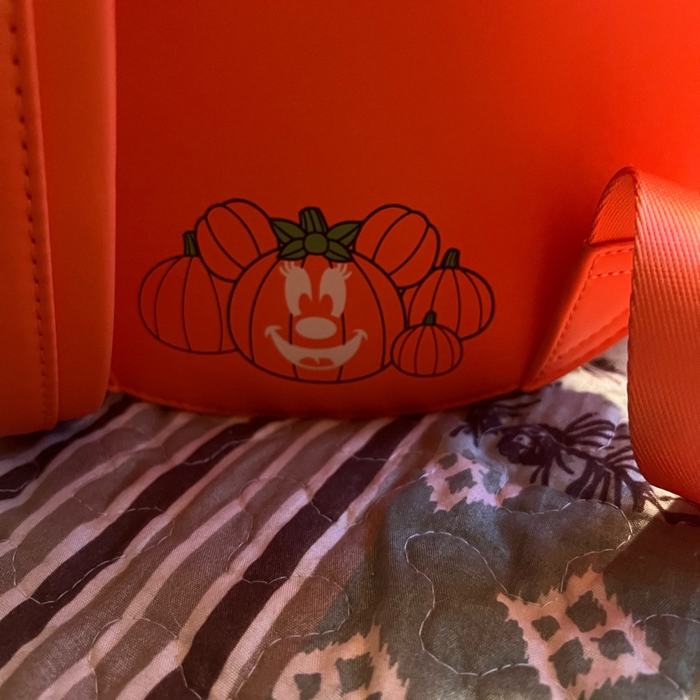 Playful Pumpkin Backpack and matching Mickey Ears - Picture 5 of 5